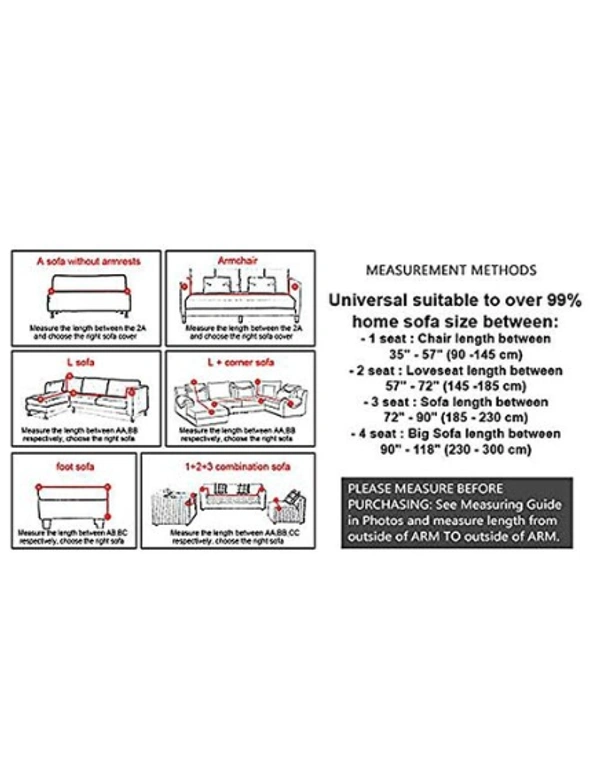 Purple Color Strechable 3d Printed 3 Seater Slip Sofa Cover - Purple, Polyster, 3d Printed, Multipack 1